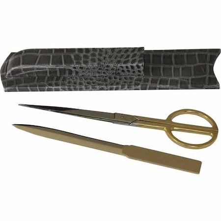 Dacasso Set, Brass, 11-1/4inx2-3/4inx1-1/10in, GY DACA6227